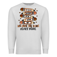 Dove Grey we have the same heart inside Premium Sweatshirt - MaliasSmallBusiness