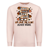 Pale Pink we have the same heart inside Premium Sweatshirt - MaliasSmallBusiness