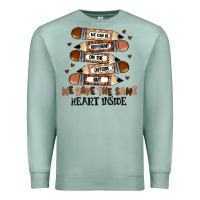 Seafoam we have the same heart inside Premium Sweatshirt - MaliasSmallBusiness