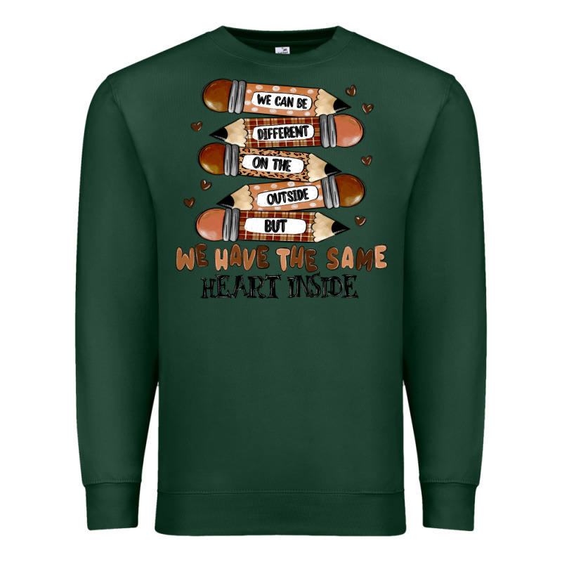 We Have The Same Heart Inside Premium Sweatshirt by MaliasSmallBusiness | Teevron