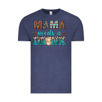 Vintage Denim mama needs a drink Vintage Tee - texasbilliewilder