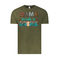 Vintage Olive mama needs a drink Vintage Tee - texasbilliewilder