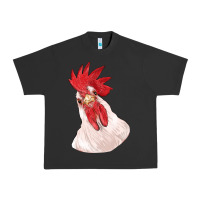 Pigment Black silly chicken head Urban Heavy Tee - RanaPortraitStore