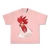 Salmon silly chicken head Urban Heavy Tee - RanaPortraitStore