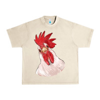 Sandshell silly chicken head Urban Heavy Tee - RanaPortraitStore
