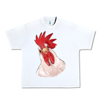 White silly chicken head Urban Heavy Tee - RanaPortraitStore
