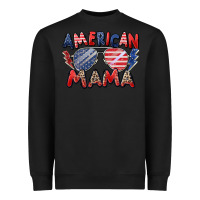 Black American mama Heavyweight Sweatshirt - Zillion Design Studio