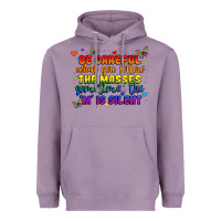 Lavender be careful when you follow the masses sometimes th Heavyweight Hoodie - MaliasSmallBusiness