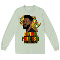 Matcha juneteenth living freeish since 1865 Long Sleeve Tee - HRA Design Shop