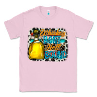 Bubblegum Pink whiskey bent hell bound Classic Tee - CowhideDigitalArt