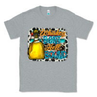 Heather Grey whiskey bent hell bound Classic Tee - CowhideDigitalArt
