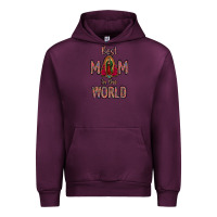 Mauve Wine Best Mom in the World Urban Hoodie - Bettercallsaul