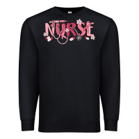 Black nurse breast cancer awareness Premium Sweatshirt - MaliasSmallBusiness