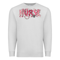 Dove Grey nurse breast cancer awareness Premium Sweatshirt - MaliasSmallBusiness
