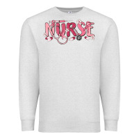 Oatmeal Heather nurse breast cancer awareness Premium Sweatshirt - MaliasSmallBusiness