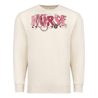 Sandshell nurse breast cancer awareness Premium Sweatshirt - MaliasSmallBusiness