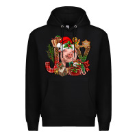 Black joy christmas with pig bbs Premium Hoodie - BundleAndBundleShop