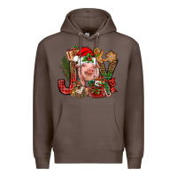 Coffee joy christmas with pig bbs Premium Hoodie - BundleAndBundleShop