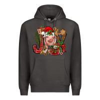 Smoke joy christmas with pig bbs Premium Hoodie - BundleAndBundleShop