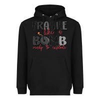 Black fragile like a bomb ready to explode Heavyweight Hoodie - MaliasSmallBusiness