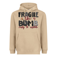 Mushroom fragile like a bomb ready to explode Heavyweight Hoodie - MaliasSmallBusiness