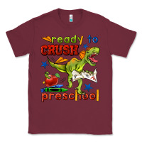Burgundy ready to crush preschool Classic Tee - BundleAndBundleShop