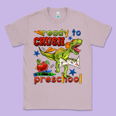 Ready To Crush Preschool Classic Tee Designed By Bundleandbundleshop