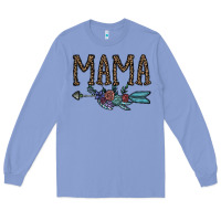 Colony Blue mama Long Sleeve Tee - CowhideDigitalArt