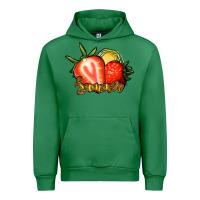Emerald Strawberry Summer Urban Hoodie - Bettercallsaul