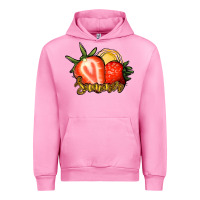 Fuchsia Pink Strawberry Summer Urban Hoodie - Bettercallsaul