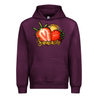 Mauve Wine Strawberry Summer Urban Hoodie - Bettercallsaul