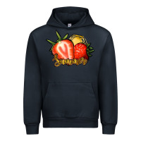 Navy Strawberry Summer Urban Hoodie - Bettercallsaul