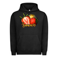 Pigment Black Strawberry Summer Urban Hoodie - Bettercallsaul