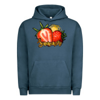 Pigment Midnight Navy Strawberry Summer Urban Hoodie - Bettercallsaul