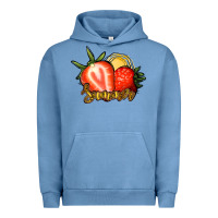 Pigment Pebble Blue Strawberry Summer Urban Hoodie - Bettercallsaul