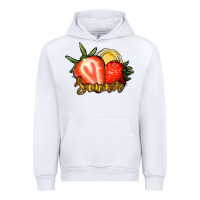 White Strawberry Summer Urban Hoodie - Bettercallsaul