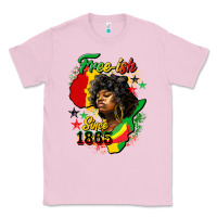 Bubblegum Pink free ish since 1865 Classic Tee - HRA Design Shop