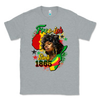 Heather Grey free ish since 1865 Classic Tee - HRA Design Shop