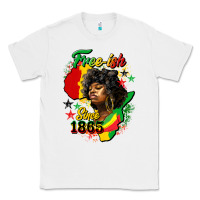 White free ish since 1865 Classic Tee - HRA Design Shop