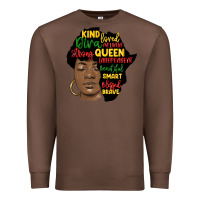 Chestnut black woman africa silhouette Premium Sweatshirt - MaliasSmallBusiness