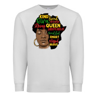 Dove Grey black woman africa silhouette Premium Sweatshirt - MaliasSmallBusiness