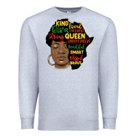 Heather Grey black woman africa silhouette Premium Sweatshirt - MaliasSmallBusiness