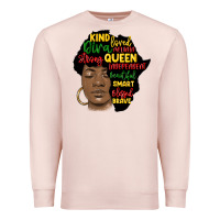 Pale Pink black woman africa silhouette Premium Sweatshirt - MaliasSmallBusiness