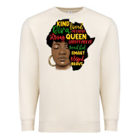 Sandshell black woman africa silhouette Premium Sweatshirt - MaliasSmallBusiness