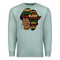 Seafoam black woman africa silhouette Premium Sweatshirt - MaliasSmallBusiness