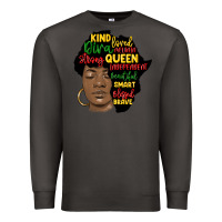 Smoke black woman africa silhouette Premium Sweatshirt - MaliasSmallBusiness