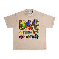 French Oak love needs no words Urban Heavy Tee - Zillion Design Studio