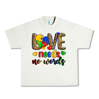 Pistachio love needs no words Urban Heavy Tee - Zillion Design Studio
