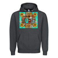 Smoke sunflower and daisy nurse tumbler Zipper Hoodie - BundleAndBundleShop