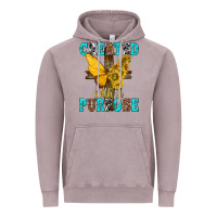 Vintage Zinc created with a purpose Vintage Hoodie - texasbilliewilder